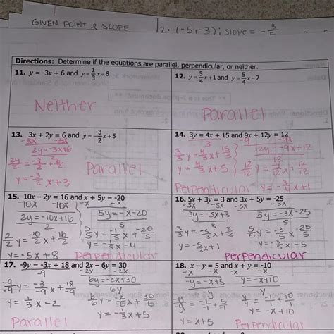 Unit 3 Parallel And Perpendicular Lines Homework 3 - SO far everyt