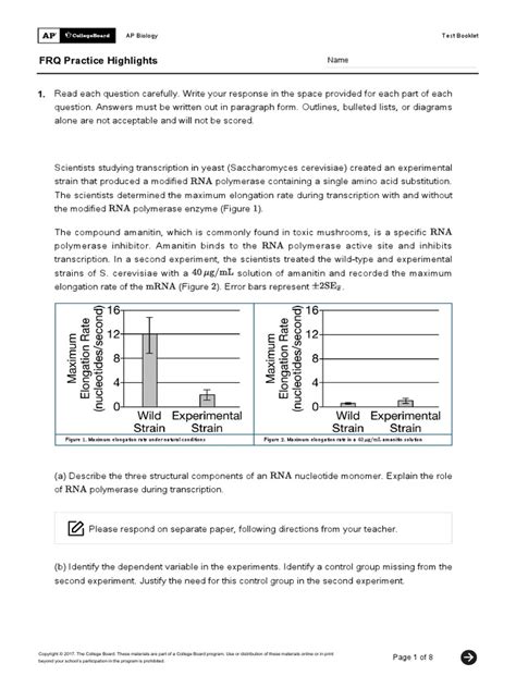 Unit 4 frq ap bio.  This unit primarily focuses on cellular communication, t...