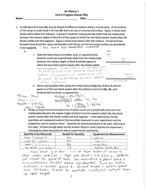 Unit 5 progress check frq ap physics. This video is a review of Multiple Choice Questions and Free-Response Questions for AP Physics I, Unit 6: Oscillation & Simple Harmonic Motion. If you enjoye... 