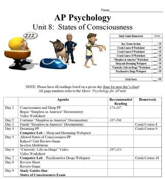 Unit 5 states of consciousness study guide. - Pediatric advanced life support study guide pals.