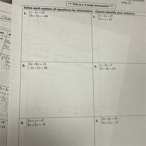 In this lesson, students model a variety of real world scenarios using systems of equations. Non-viable solutions to systems are explored. For a copy of the .... 