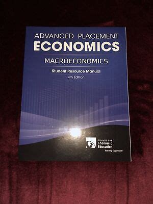 Unit 7 macroeconomics student resource manual. - California life science 7th grade textbook answers.