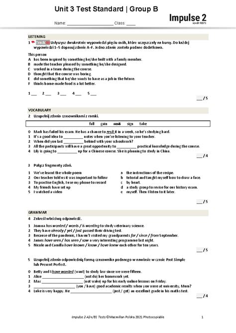 Unit And Benchmark Test Unit 5 Test