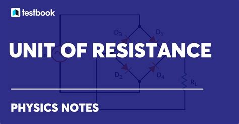 Unit of Resistance Learn SI Units, Conversion and Importance