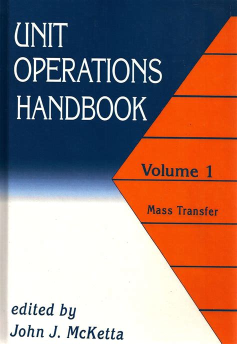 Unit operations handbook vol 1 mass transfer. - Perlas de pie y tobillo 1e.