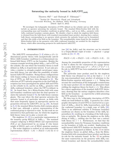 Unitarity Methods in AdS/CFT - arXiv