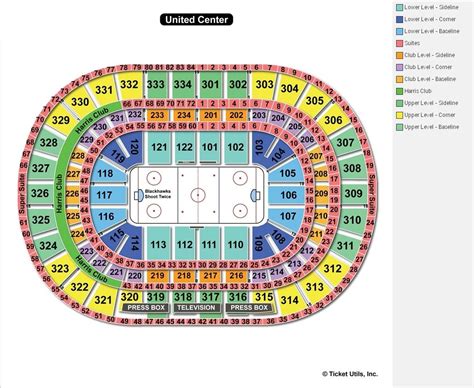 United Center Seating Chart View Elcho Table