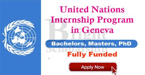 United Nations Internship Program 2024 in Geneva - Bright …