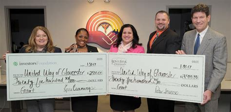 United Way of Gloucester County receives grants from Investors