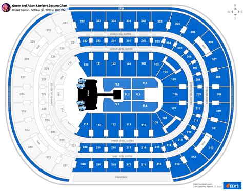 The United Center 100 Level is made up of sections 101-122. Tickets in these sections are usually the most expensive in the building and your experience will vary depending on the event you're attending. 100 Level for Concerts If you're attending a concert at the United Center, pay close attention to the seating chart for your show.. 