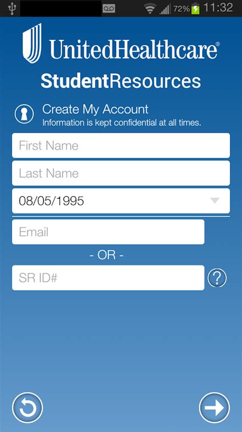 United health care student login. iPad. With the StudentResources mobile app, college students that have either enrolled in the Student Healthcare Plan through their college or online at www.uhcsr.com can access their ID card image, explore care options, search for a Provider and view claims. **This app is only accessible if you are enrolled in a StudentResources health plan. 