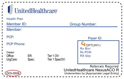 Get to know your health plan ID card. Your health plan ID card includes information about you and your coverage. Carry it with you wherever you go, and show it when you visit your doctor or pharmacy so they know how to bill for their services. Remember to destroy your old ID card. Note: This is a representative sample only. Your actual Oxford. 