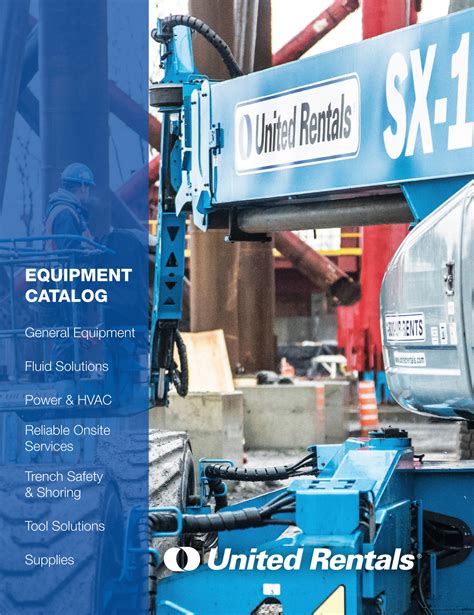 United rentals equipment catalog. Sep 27, 2023 · As the world’s largest rental equipment company, United Rentals is committed to providing customers with a range of equipment options to support their sustainability goals. With our online catalog, customers can search for and select equipment by emission level. Learn More. 