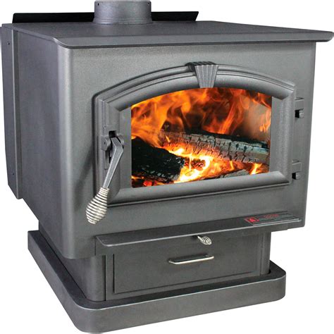 United states stove co. The US Stove Company TH-100 is an one-of-a kind space saving wood stove that efficiently heats up to 750 sq ft. The TH-100 would be ideal in smaller homes or zone heating situations and can burn up to 8 hours. The firebox accepts logs up to 11-inch in size with an output of 26,000 BTUs. This combination of modern styling, outstanding heat ... 