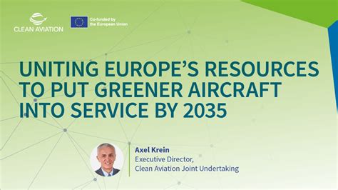 Uniting Europe’s resources to put greener aircraft into service by 2035