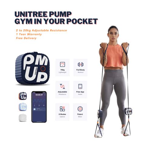 Unitree PUMP: The Smallest Smart Home Gym, Motor-Powered All-In-One …