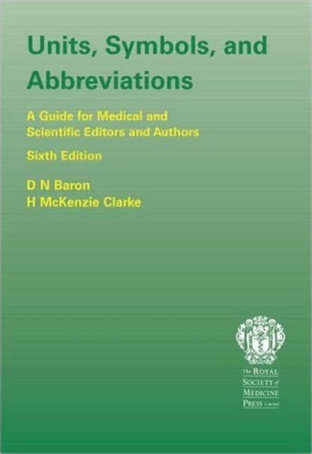 Units symbols and abbreviations a guide for authors and editors. - Cien obras capitales de la literatura boliviana..