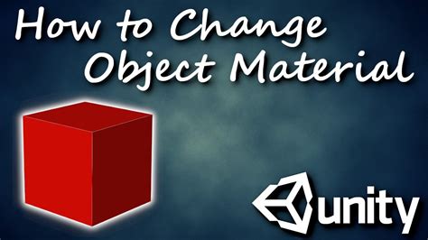 Unity Changing Material From Script