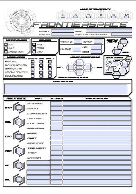 Unity Rpg Form Fillable Pdf Printable Forms Free Online