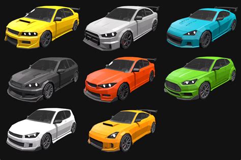 Unity low poly car.  This model was created with clean topology and optimized geom...