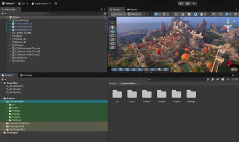 Unity project folder location.  ГUpload some scripts, but when i added them in ...