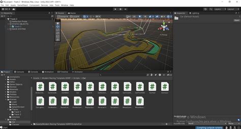 Unity racing game template.  Includes physics-based driving mechanics, AI ...