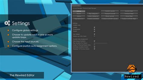 Unity rewired tutorial.  Overview Rewired is an advanced input system for Unity with many powe...