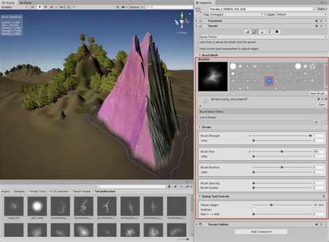 Unity terrain tools missing.  Find this & other Landscapes options on the Unity Asset Store....