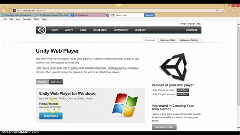 Unity web player install.  Jan 24, 2024 · By following these straightforward ...