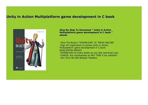 Read Online Unity In Action Multiplatform Game Development In C By Joseph Hocking