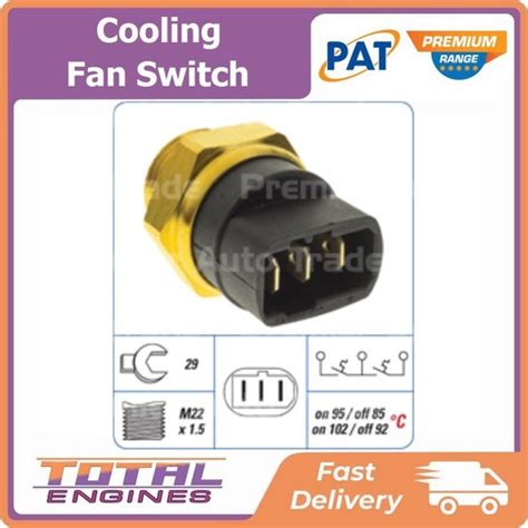 Universal cooling fan switch. 99 Add My Vehicle 1 Add to Cart PAT Premium Engine Coolant F...