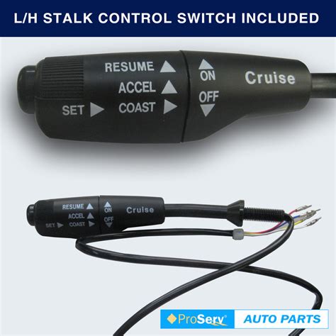 Electric servo cruise control kits to suit cable throttle vehicles. 2 Products Found. Sort. $899.00. SKU: Procruise-220. Universal Cruise Control Kit, electric servo (With LH Stalk control switch)AUTOMATIC. Out Of Stock. $899.00. SKU: Procruise-221.. 