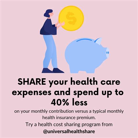 others overcome financial emergencies, such as health care-related costs. Today, sharing has evolved through the growth of health care ministries where over two million Americans are sharing medical expenses. Universal Health Fellowship was founded to support neighbors helping neighbors with health and wellness sharing programs.