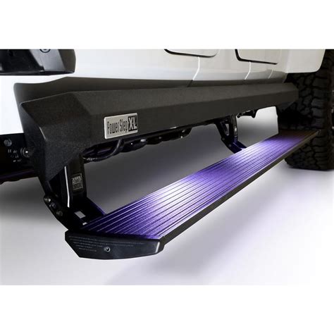 Power Running Board Features. Electric running boards are built to last, featuring robust aluminum constructions capable of withstanding 650 pounds, stainless steel hinge pins and hardware, non-slip tread, and premium electric motors and wiring harnesses. Most models offer straightforward installation (some drilling required) and simple plug .... 