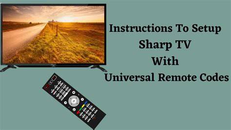 Universal remote for sharp tv code.  If you're looking for Sharp TV remote co...