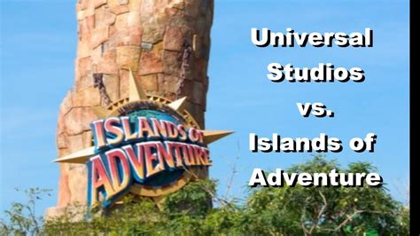 Universal studios orlando vs universal islands of adventure. Hubby and I are here right now. Island is significantly better than Universal. If you like roller coasters Island, if you like 3D/4D Universal. I started to get nauseous with all the 3D rides. We went on Velocicoaster 4 times today (at Island). As for eating and drinking, go to City Walk. 