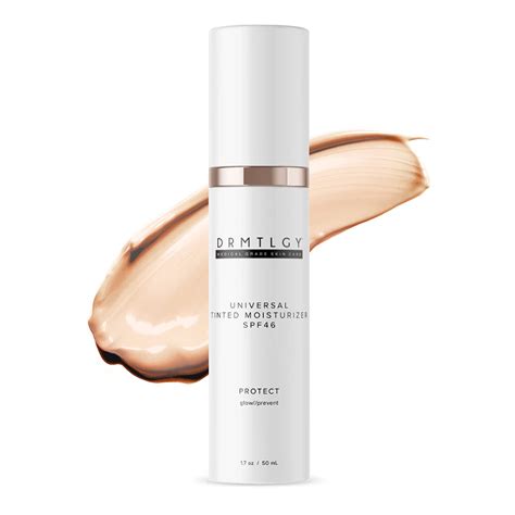 Universal tinted moisturizer spf 46. DRMTLGY Moisturizer with SPF 46 & Anti Aging Clear Universal Tinted SPF & Facial Sunscreen 2 Pack - Broad Spectrum Protection Against UVA and UVB Rays 200 $45.81 $ 45 . 81 0:57 