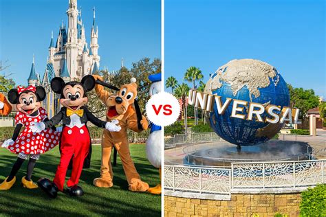 Universal vs disney. 