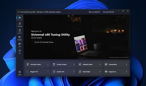 Universal x86 tuning utility best settings reddit.  Minimum and maximum with the...