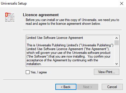 Universalis for windows.  Updating Universalis The Universalis program for Window...