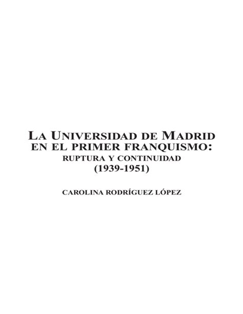 Universidad de madrid en el primer franquismo. - The new computer consulting handbook the secrets of computer consulting.