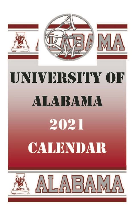 University Alabama Calendar