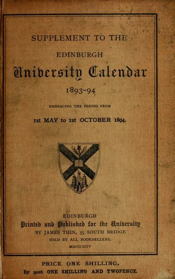 University Of Edinburgh Calendar