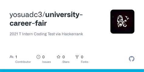 University career fair hackerrank github.  Entry-level hires are the future of your c...