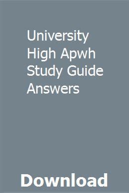 University high apwh study guide answers. - Manual of high risk pregnancy and delivery 5e.