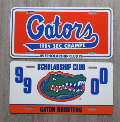 University of Florida Gators Booster License Plate UF eBay