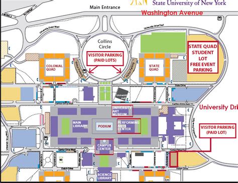 University of albany location. Driving Directions. The following information directs visitors to the main entrance of the University on Washington Avenue, and to the Visitor’s Parking lots on … 