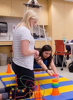The curriculum for KU's doctorate degree in occupational therapy combines practicum and community-based fieldwork to provide optimal learning experiences toward a successful career in occupational therapy. This program allows students with an undergraduate degree and the appropriate prerequisite coursework to pursue a three-year clinical ... . 