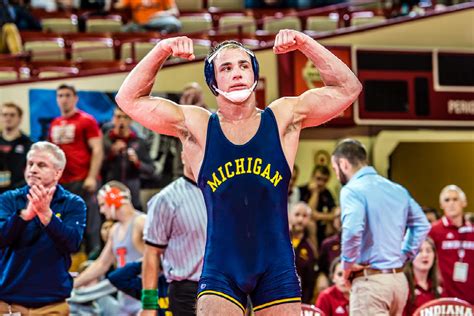 University of michigan wrestling. Prep. • Graduated from St. John High School (2013) • Captured the 189-pound title at the 2013 Michigan state tournament; four-time state placewinner, claiming third as a freshman (2010) and sophomore (2011) and second as a junior (2012) • Career prep record of 189-22. • Four-time all-conference selection, including two-time first team ... 