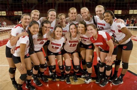 University of wisconsin women's volleyball team nudes. Currently, the Wisconsin Badgers volleyball team is ranked fifth in the nation and is 14-3 with an 8-1 record in the Big Ten Conference. The team will face the University of … 